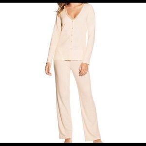 Maidenform MFW7850 Lace Trim 2pc PJ/Lounge Set
